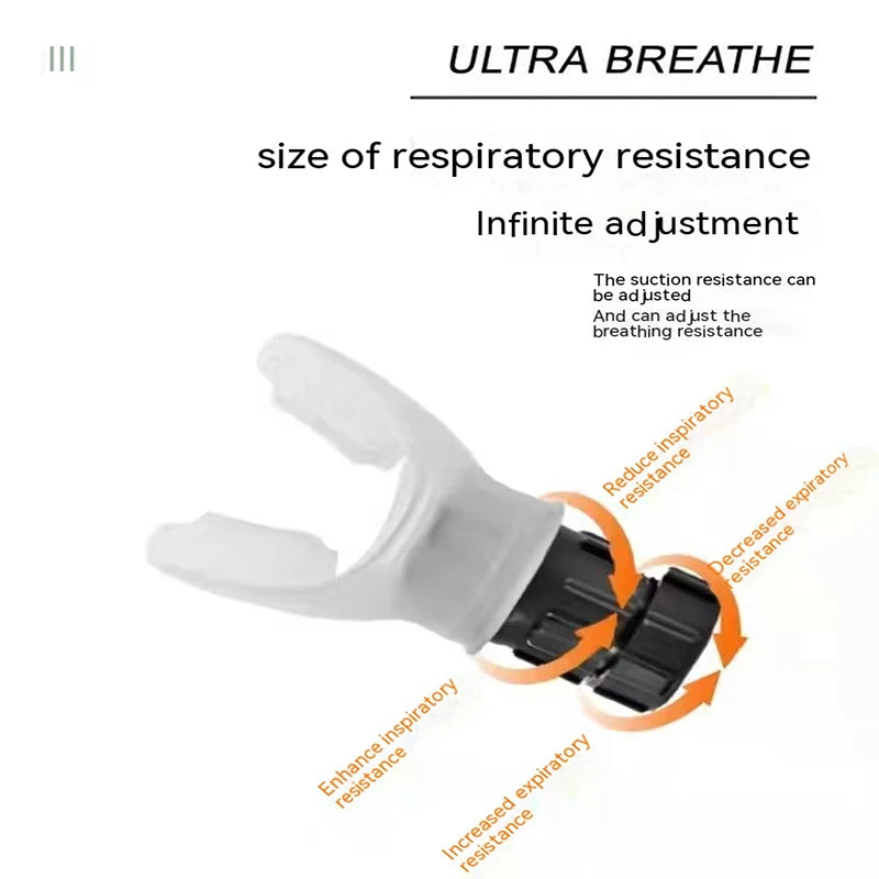 Lung Capacity Abdominal Breathing Trainer Breathing Exercise For Lungs Exercise Endurance Equipment Portable Fitness Equipment - Sagacia