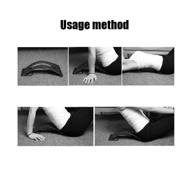 Back Massager Stretcher Equipment Massage Tools Massageador Magic Stretch Fitness Lumbar Support Relaxation Spine Pain Relief - Sagacia