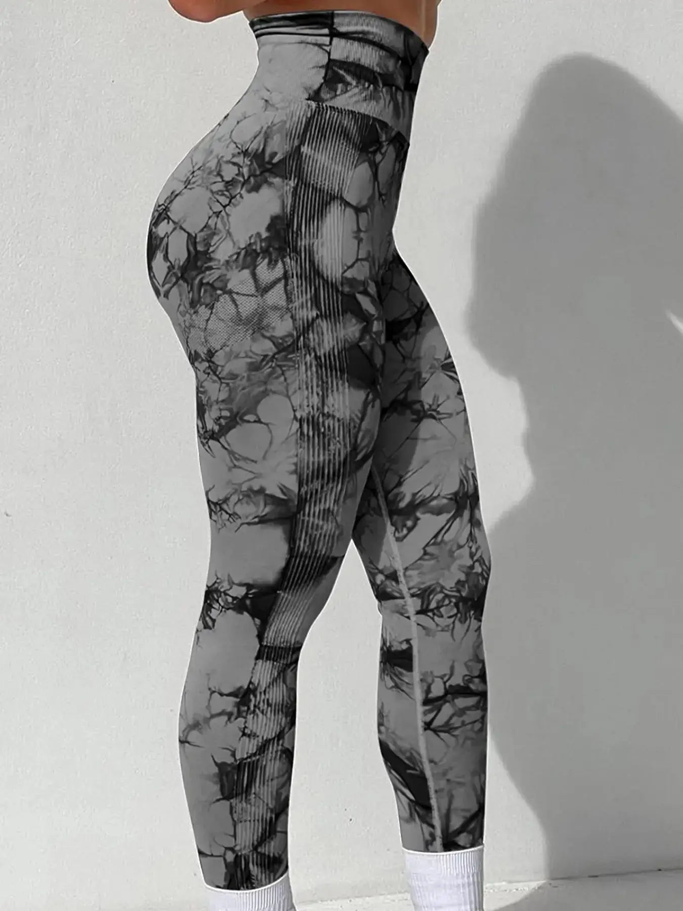 Women's Tie-Dye Seamless Peach Butt High Waist Butt Pants Stretch Fitness Yoga Pants for excercise - Sagacia