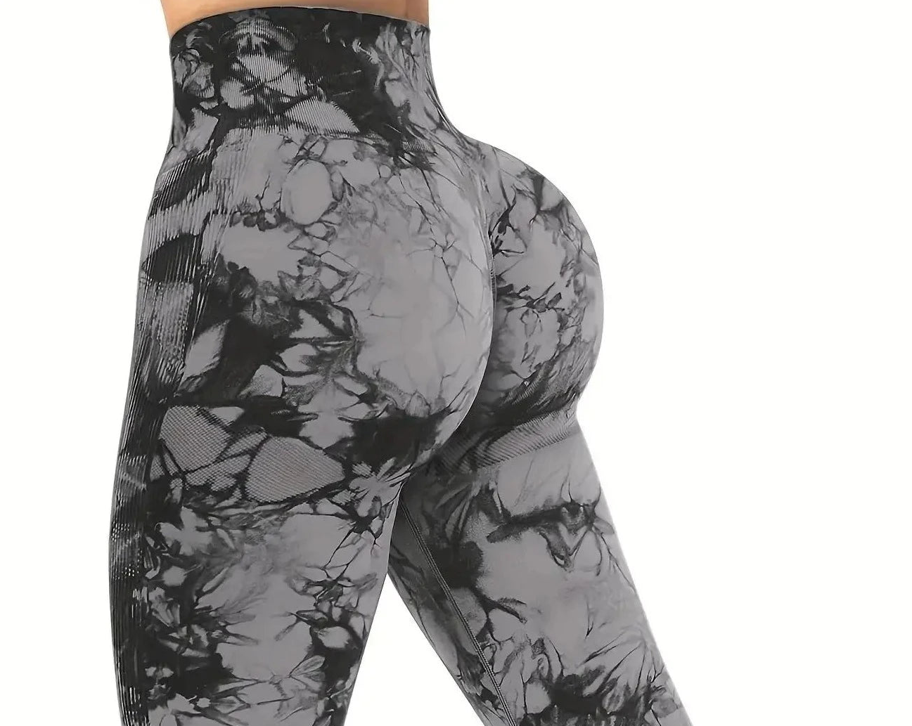 Women's Tie-Dye Seamless Peach Butt High Waist Butt Pants Stretch Fitness Yoga Pants for excercise - Sagacia
