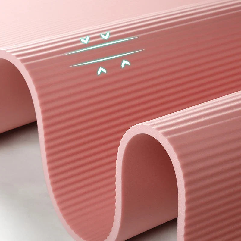 15MM Thick NBR Non-slip Yoga Mat High-density Sports Fitness Mat Home Sports Pilates and Gymnastics Exercise Gymnastics - Sagacia