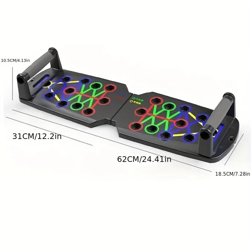 Folding Push-up Board Support Muscle Exercise Multifunctional Table Portable Fitness Equipment Abdominal Enhancement Support - Sagacia