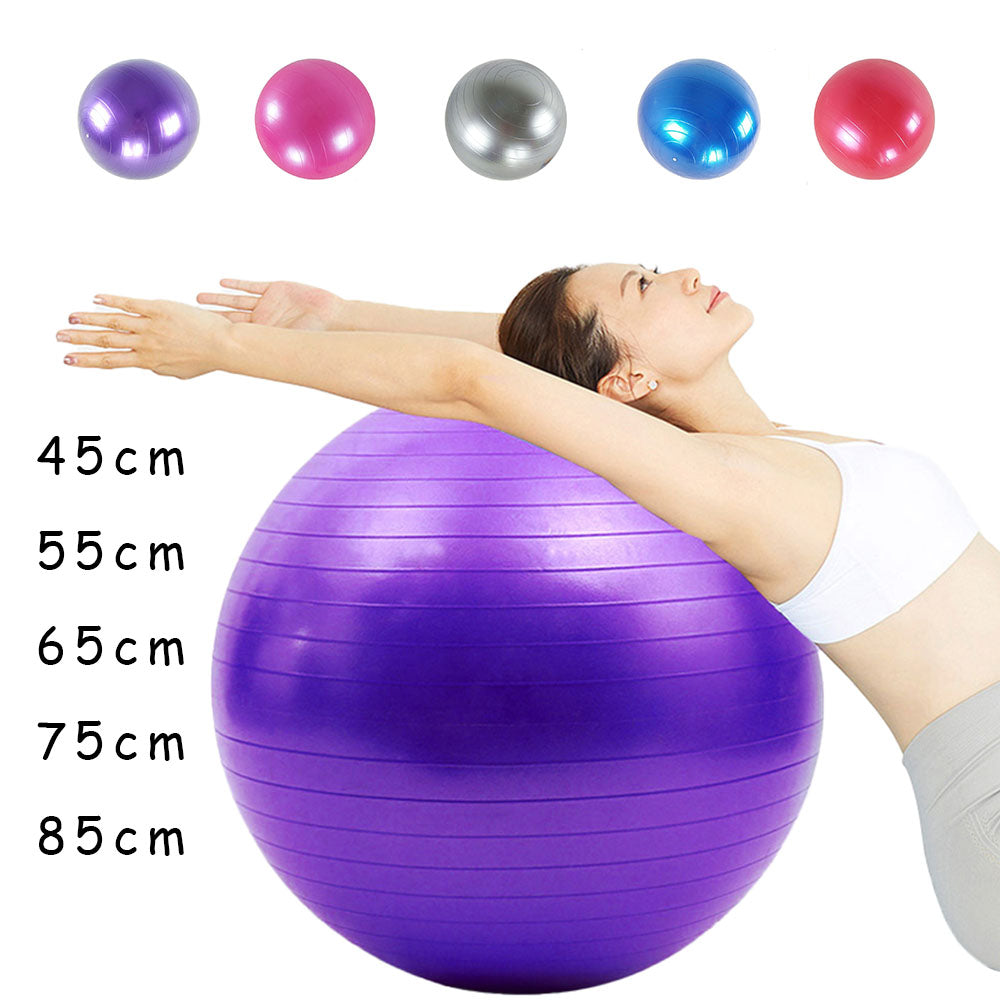 PVC Fitness Balls Yoga Ball Thickened Explosion-proof Exercise Home Gym Pilates Equipment Balance Ball