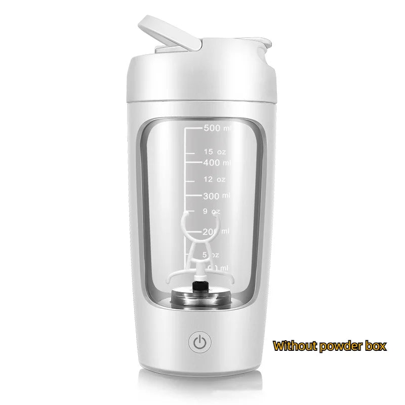 USB Electric Protein Shaker Bottle Portable 1200mAh Rechargeable Blender Cup Multipurpose 650ml Cup for Fitness Workout