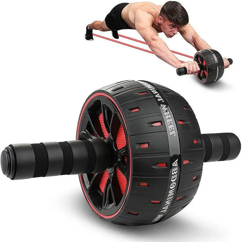 Big Ab Roller for Abs Workout Ab Roller Wheel Exercise Equipment For Core Workout Abdominal Wheel Roller For Home Gym Muscle