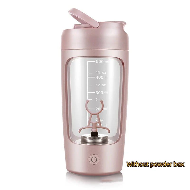 USB Electric Protein Shaker Bottle Portable 1200mAh Rechargeable Blender Cup Multipurpose 650ml Cup for Fitness Workout