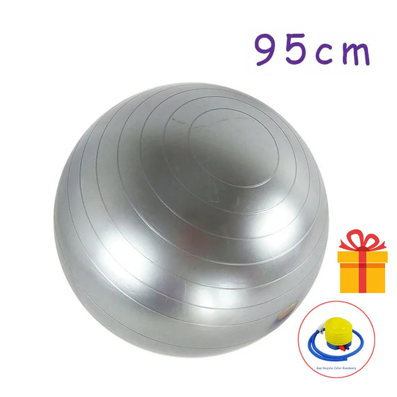 PVC Fitness Balls Yoga Ball Thickened Explosion-proof Exercise Home Gym Pilates Equipment Balance Ball