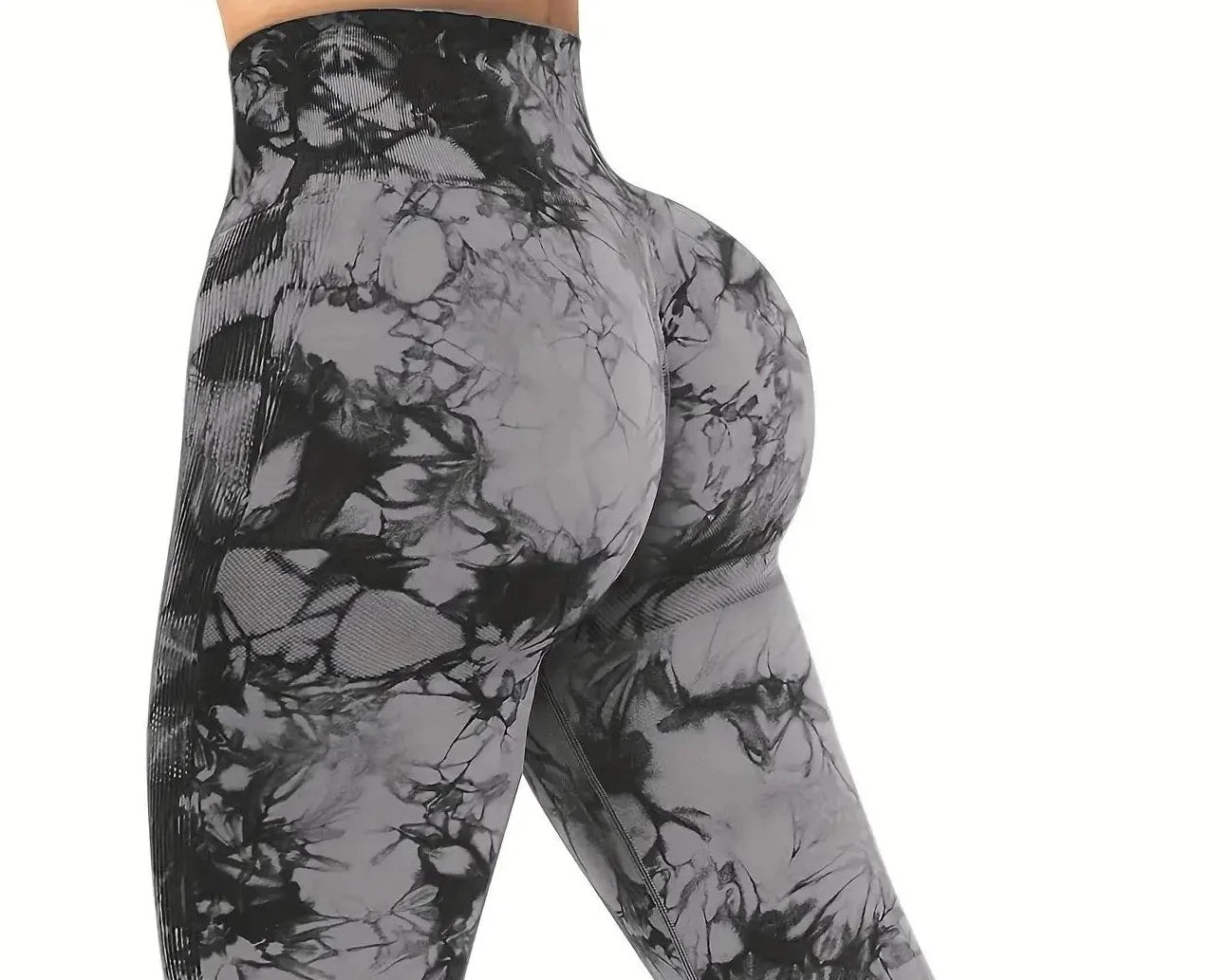 Women's Tie-Dye Seamless Peach Butt High Waist Butt Pants Stretch Fitness Yoga Pants for excercise