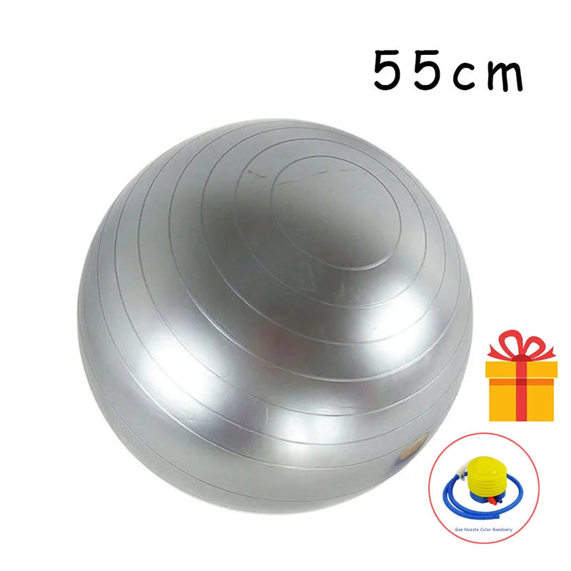 PVC Fitness Balls Yoga Ball Thickened Explosion-proof Exercise Home Gym Pilates Equipment Balance Ball