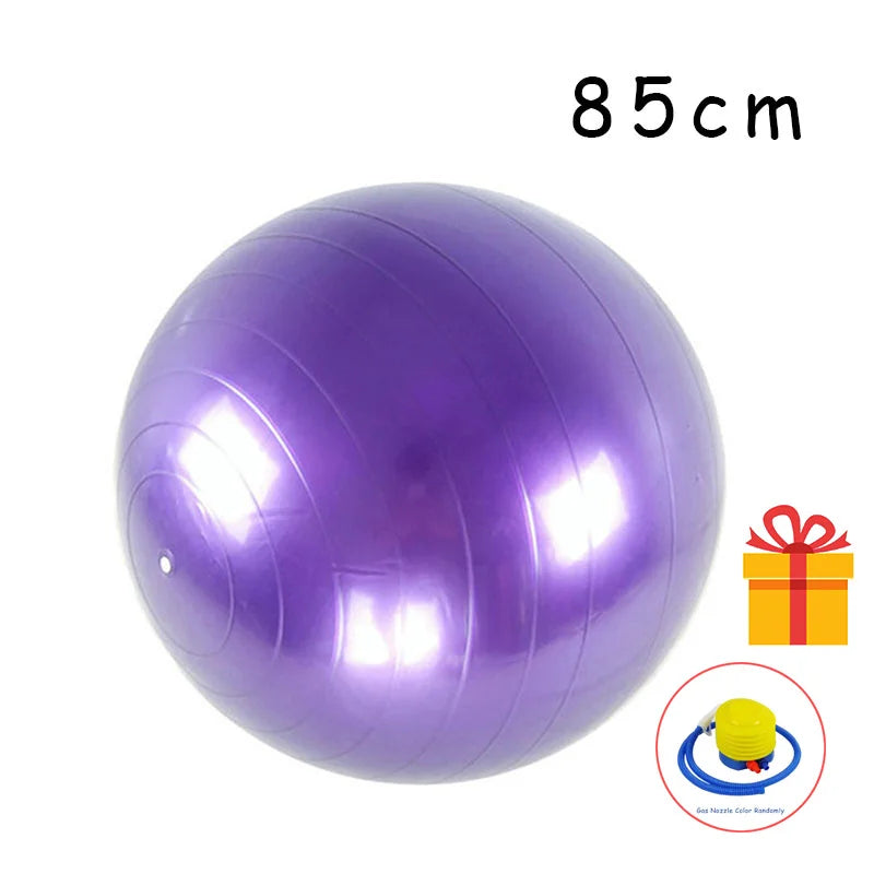 PVC Fitness Balls Yoga Ball Thickened Explosion-proof Exercise Home Gym Pilates Equipment Balance Ball