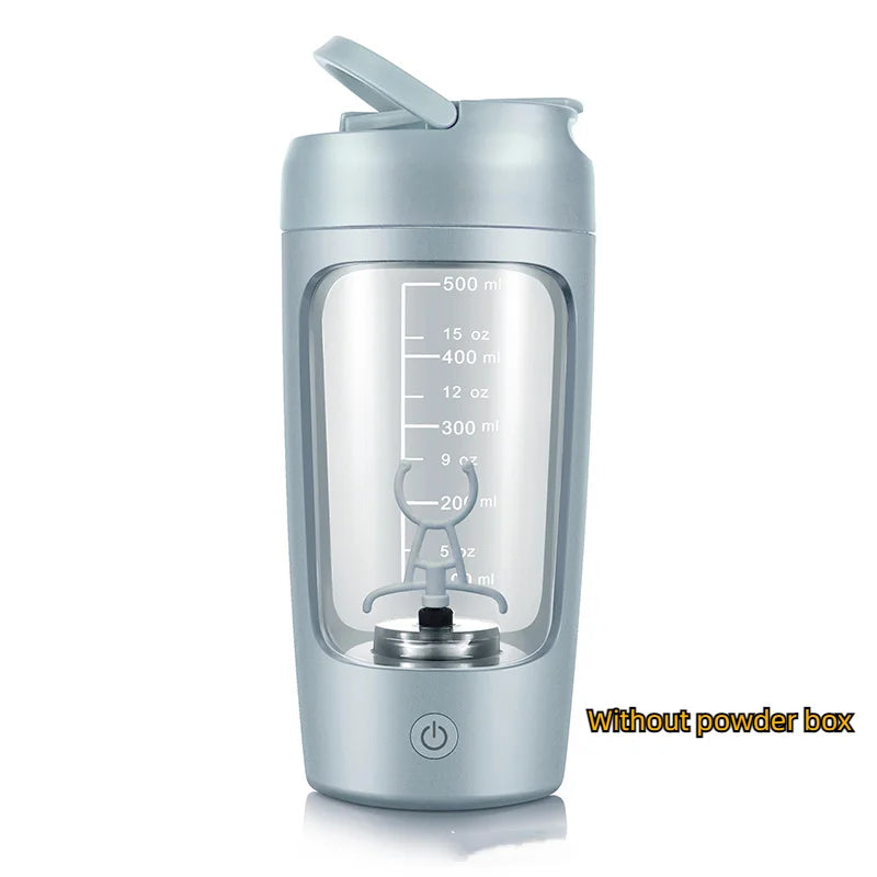 USB Electric Protein Shaker Bottle Portable 1200mAh Rechargeable Blender Cup Multipurpose 650ml Cup for Fitness Workout